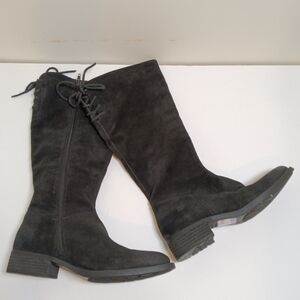 NEW Born Hayden Black Suede Women's Tall Boots Size 9
